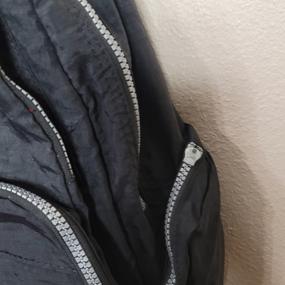 Kipling Hiker Hal Expandable Large Backpack Nylon Black No Monkey - Picture 6 of 16